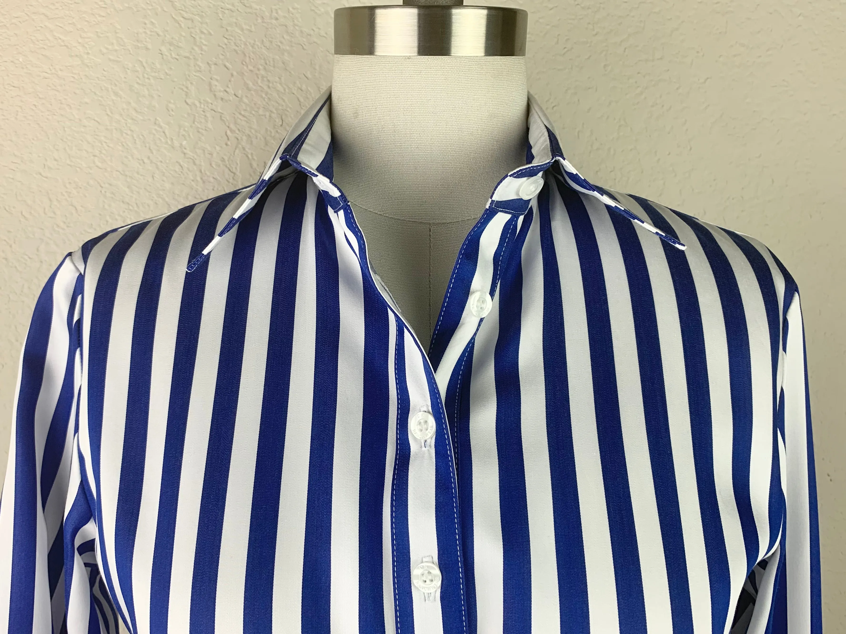 CR Tradition Royal and White Bengal Stripe - FINAL SALE