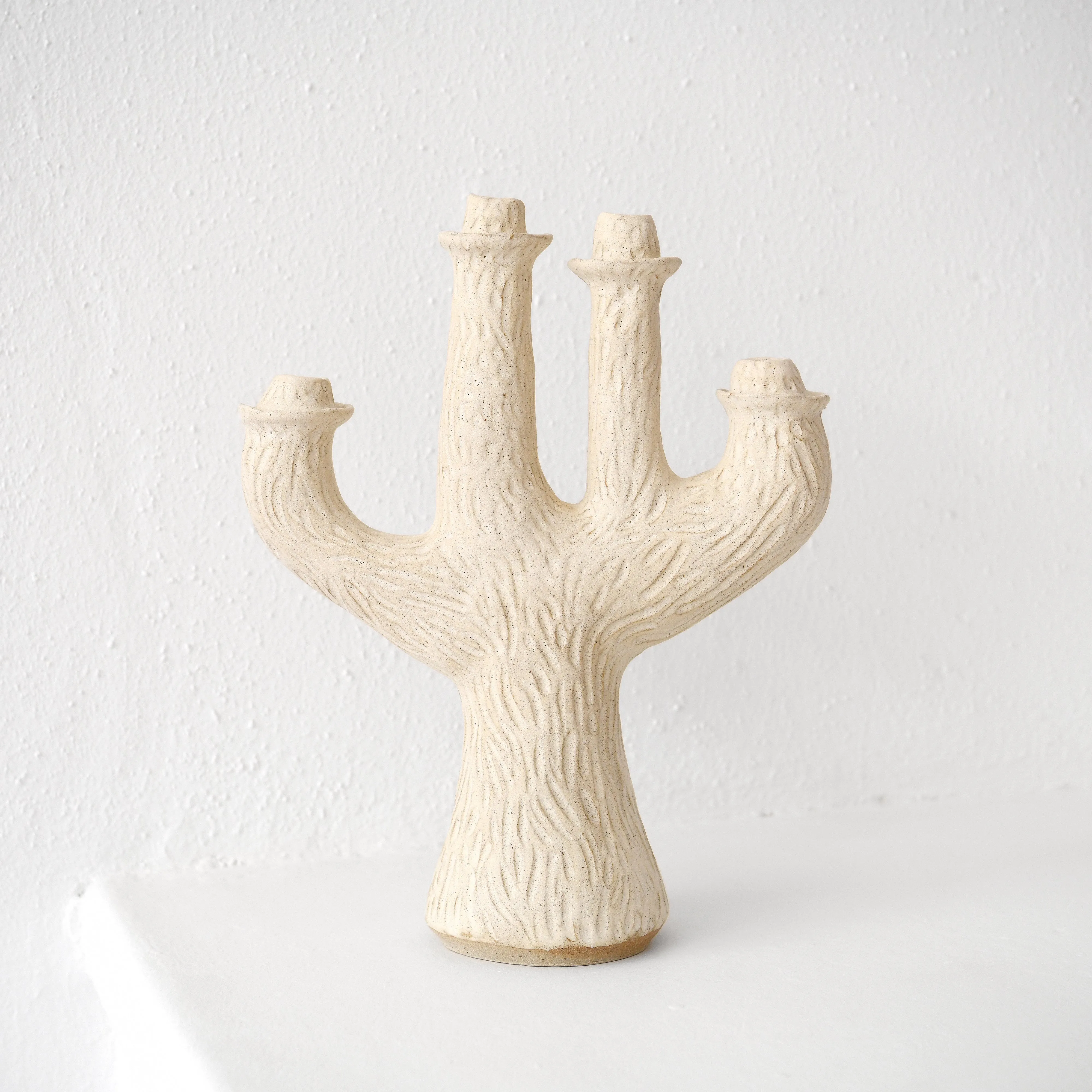 Creosote Clay Candelabra