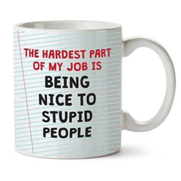 Crude Workplace Ceramic Mugs