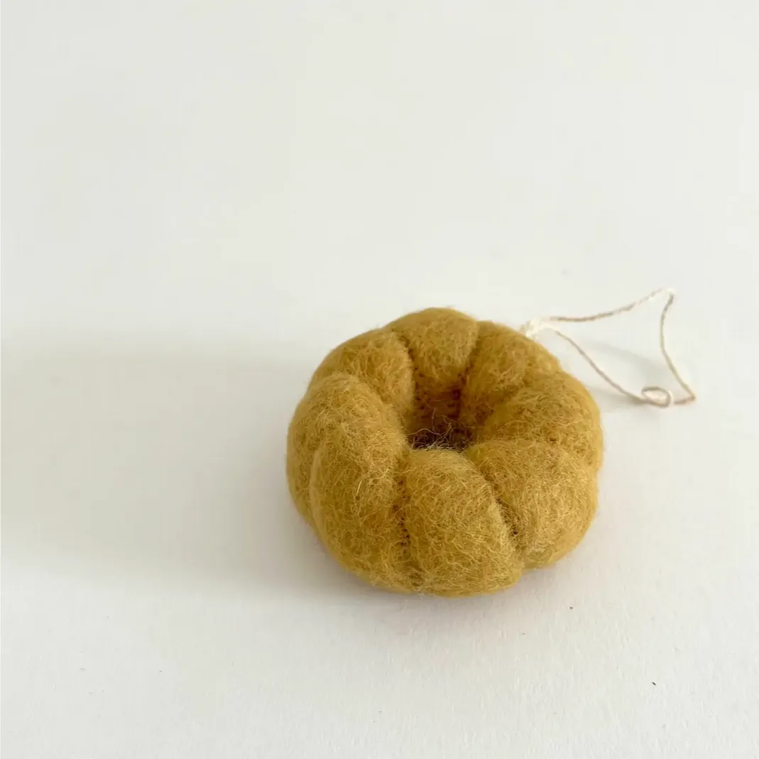 Cruller Donut Felt Ornament