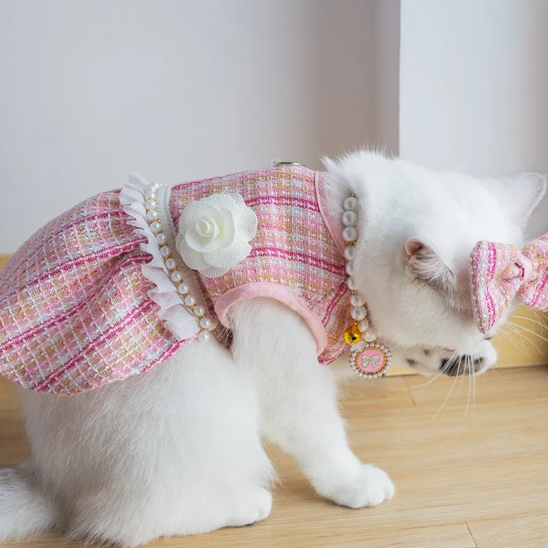 Cute Cat Dress - Fashionable Pet Skirt