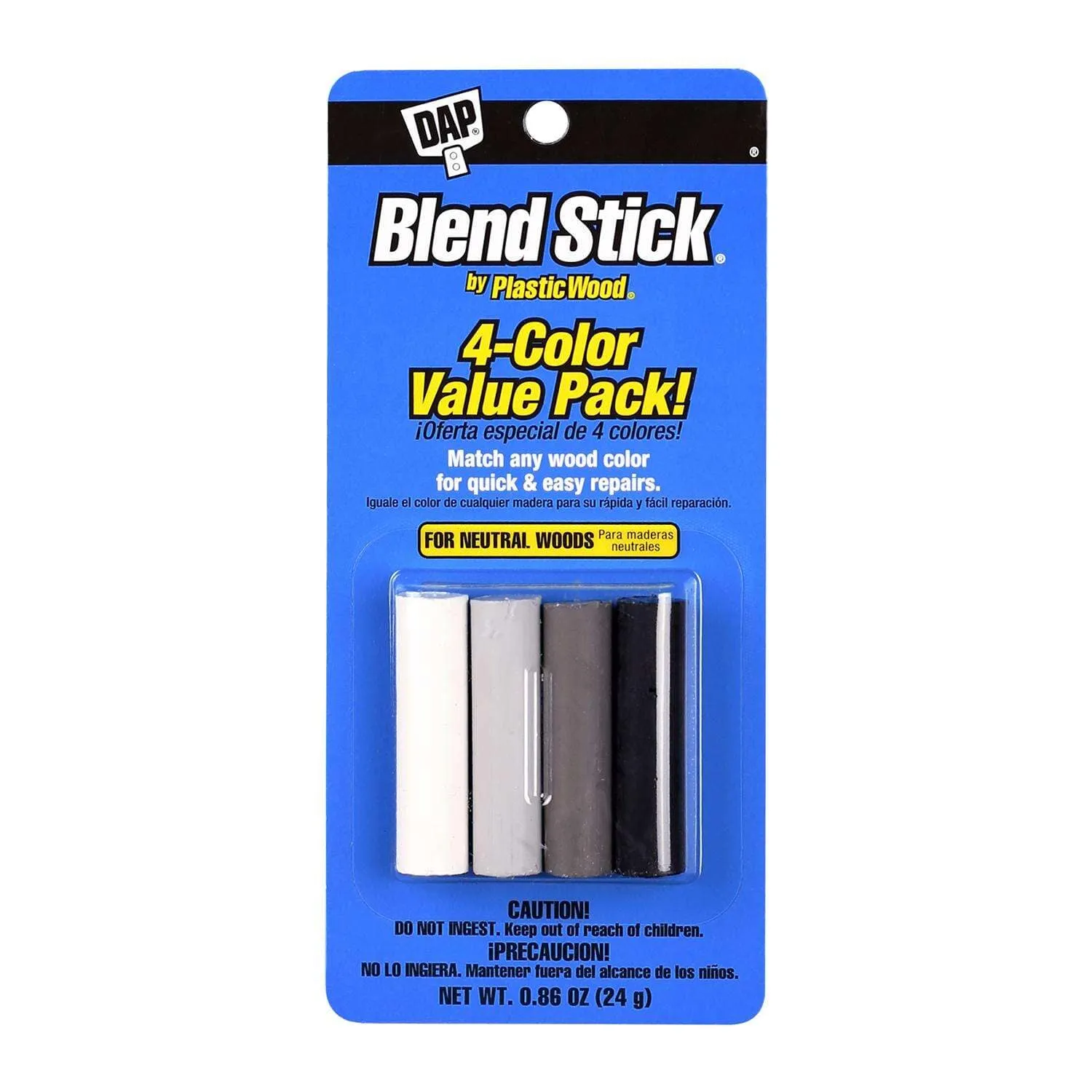 DAP | (2-Pack) Plastic Wood Filler Value Pack Neutrals Blend Sticks 0.86 oz. | NEW