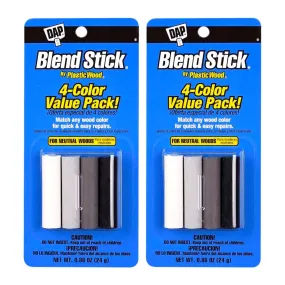 DAP | (2-Pack) Plastic Wood Filler Value Pack Neutrals Blend Sticks 0.86 oz. | NEW