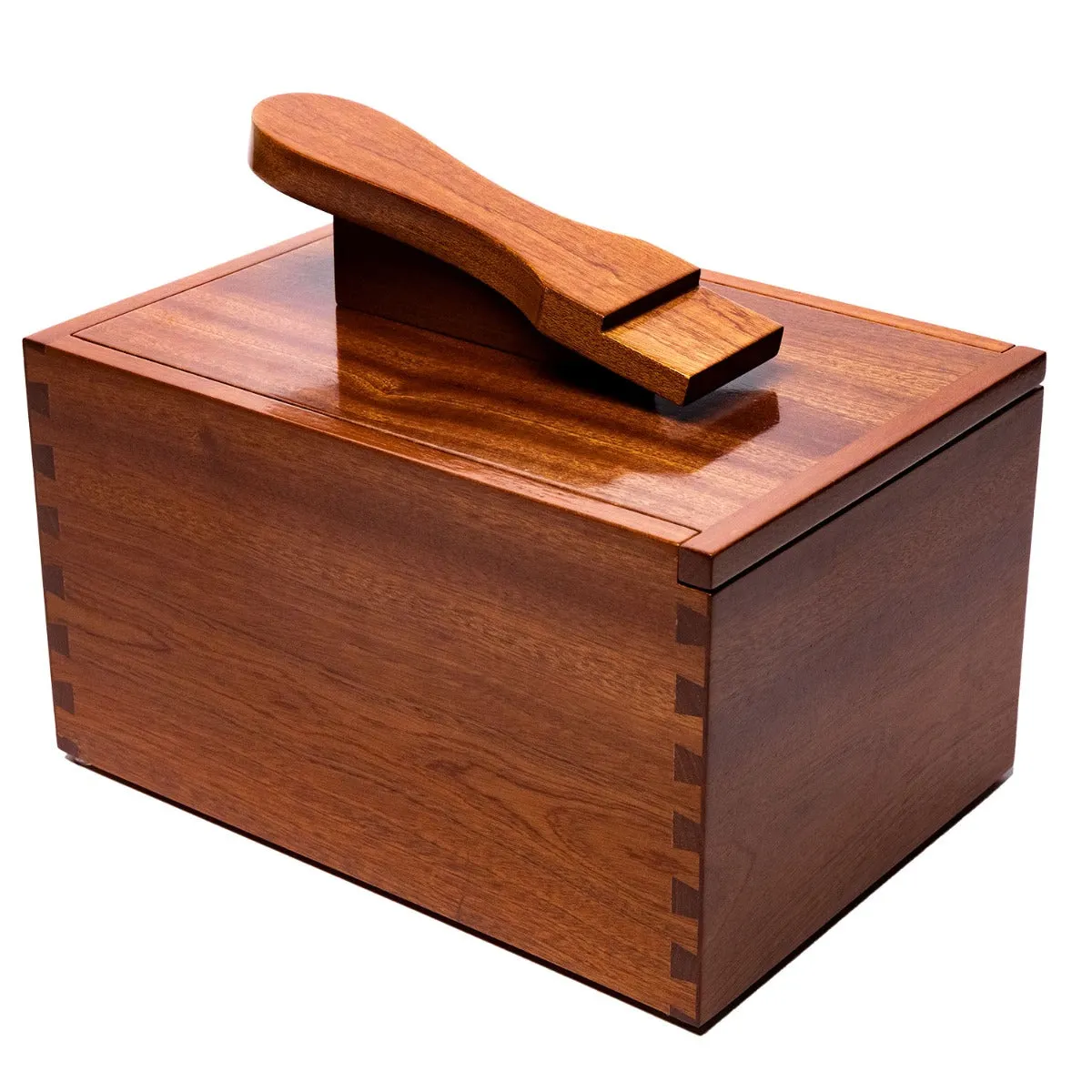 Deluxe Walnut Shoeshine Valet