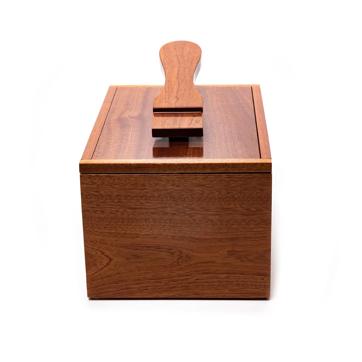 Deluxe Walnut Shoeshine Valet