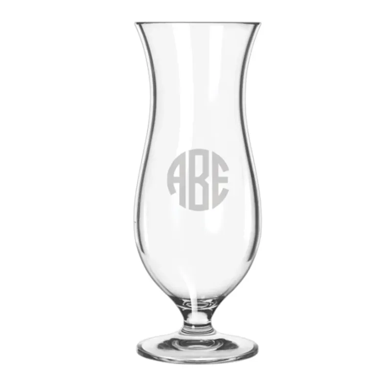 Engraved Acrylic Hurricane Glass