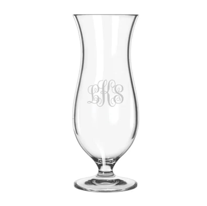 Engraved Acrylic Hurricane Glass