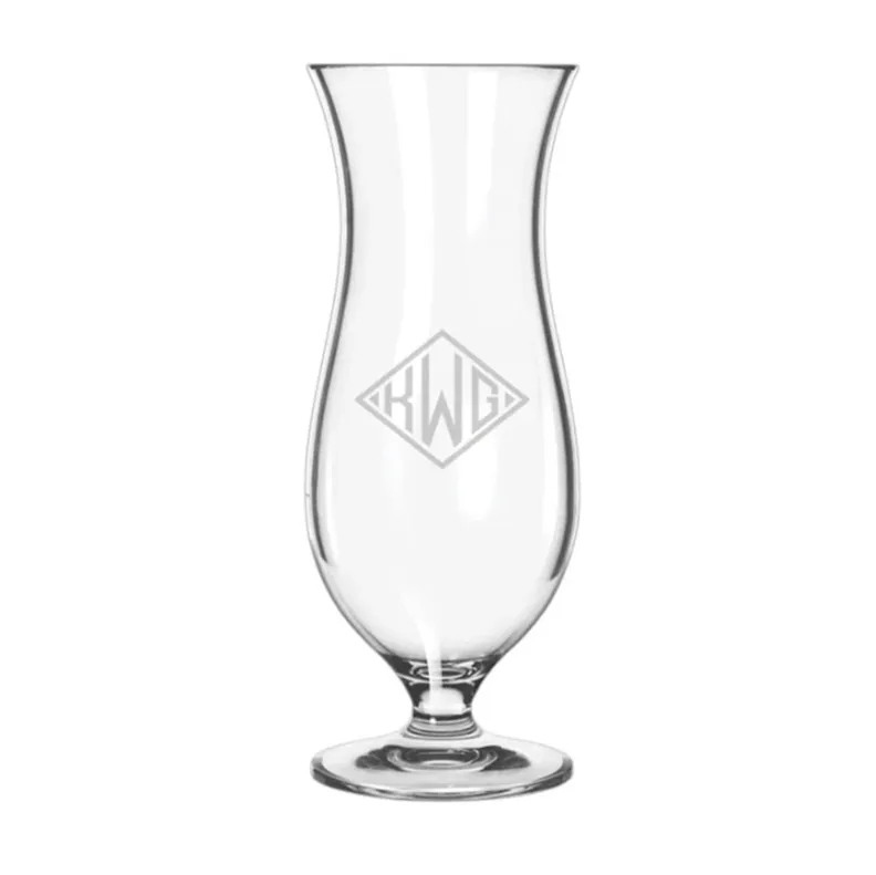 Engraved Acrylic Hurricane Glass