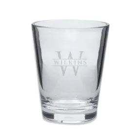 Engraved Acrylic Short Drinking Glass