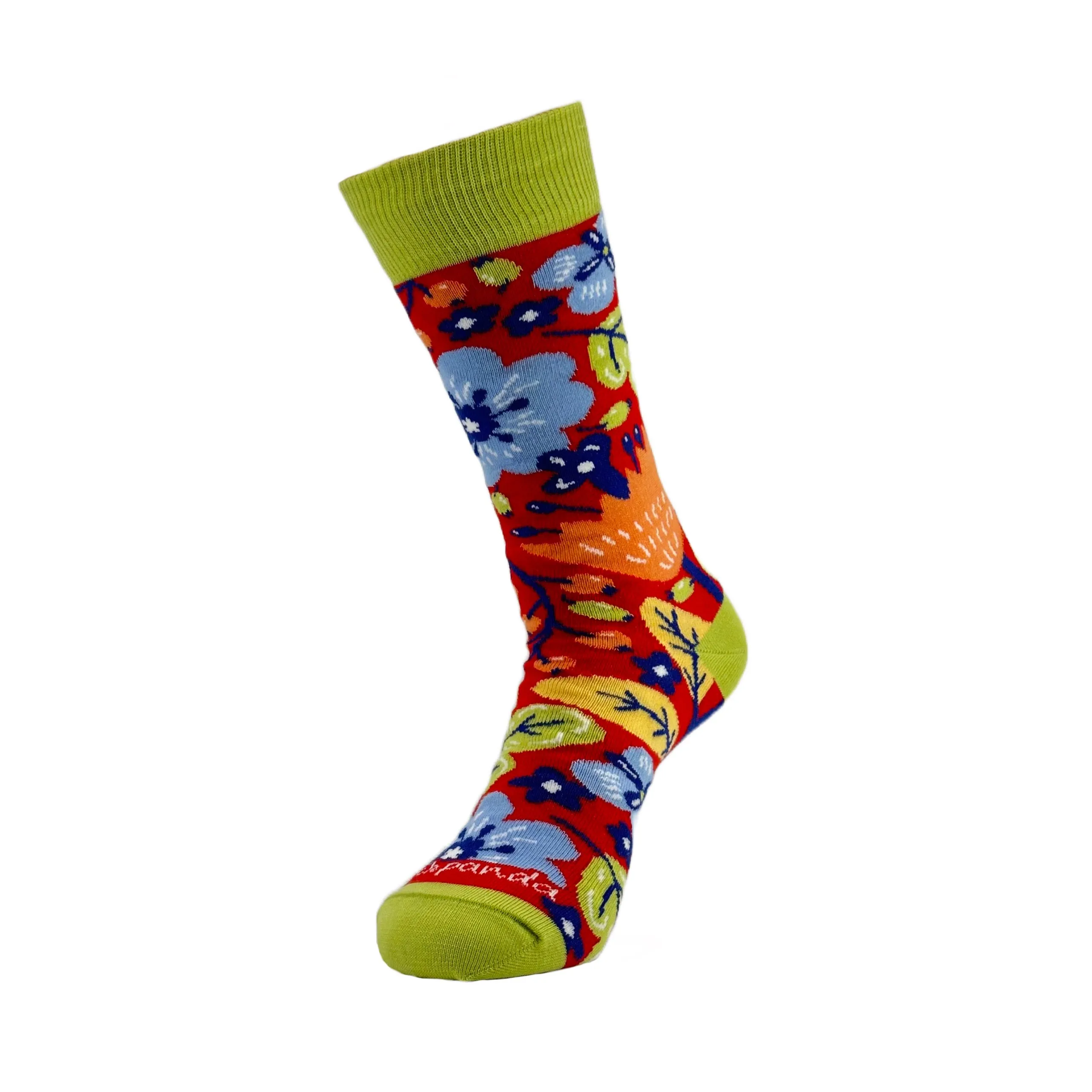 Exotic Flower Socks from the Sock Panda (Adult Medium - Women's Shoe Sizes 5-10)