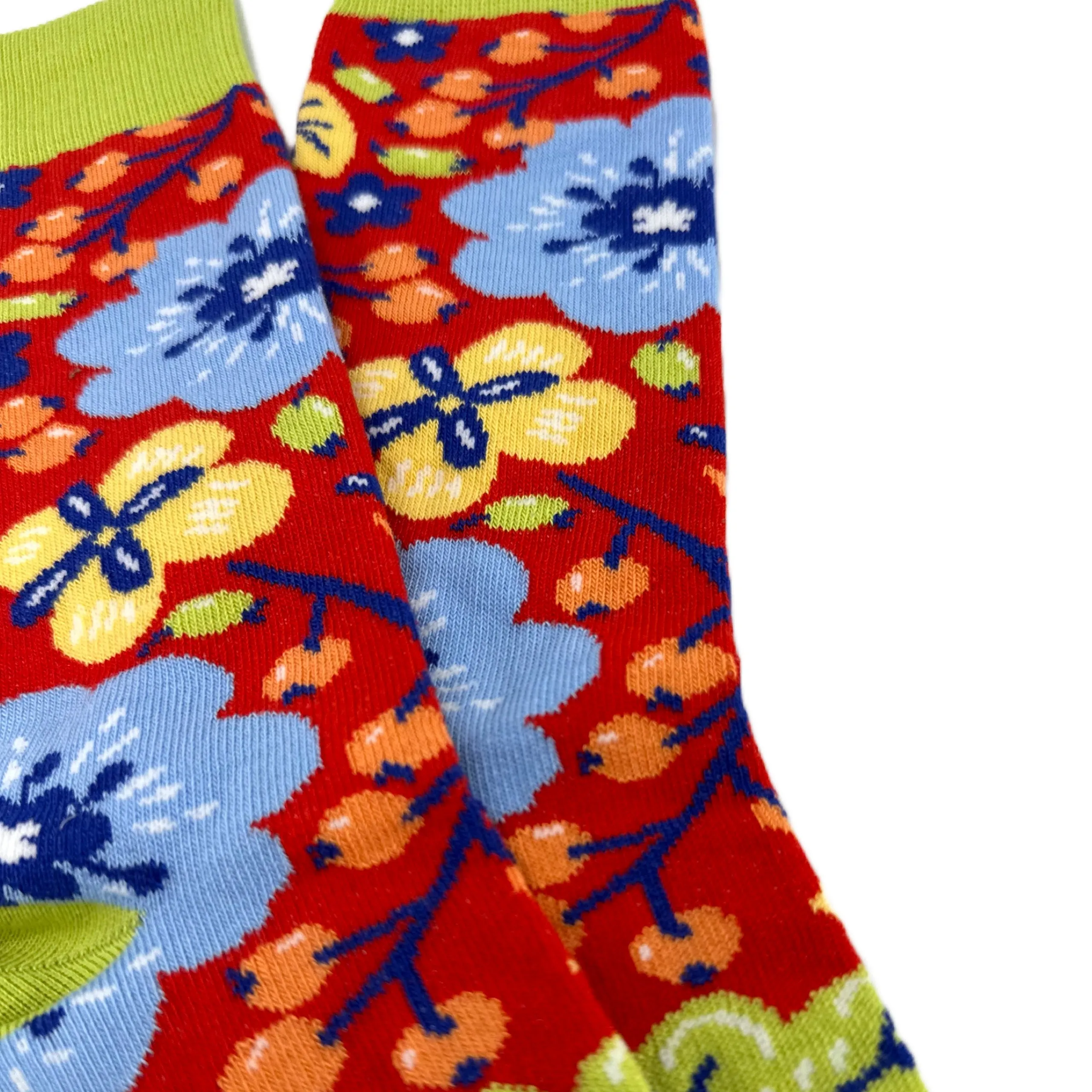 Exotic Flower Socks from the Sock Panda (Adult Medium - Women's Shoe Sizes 5-10)