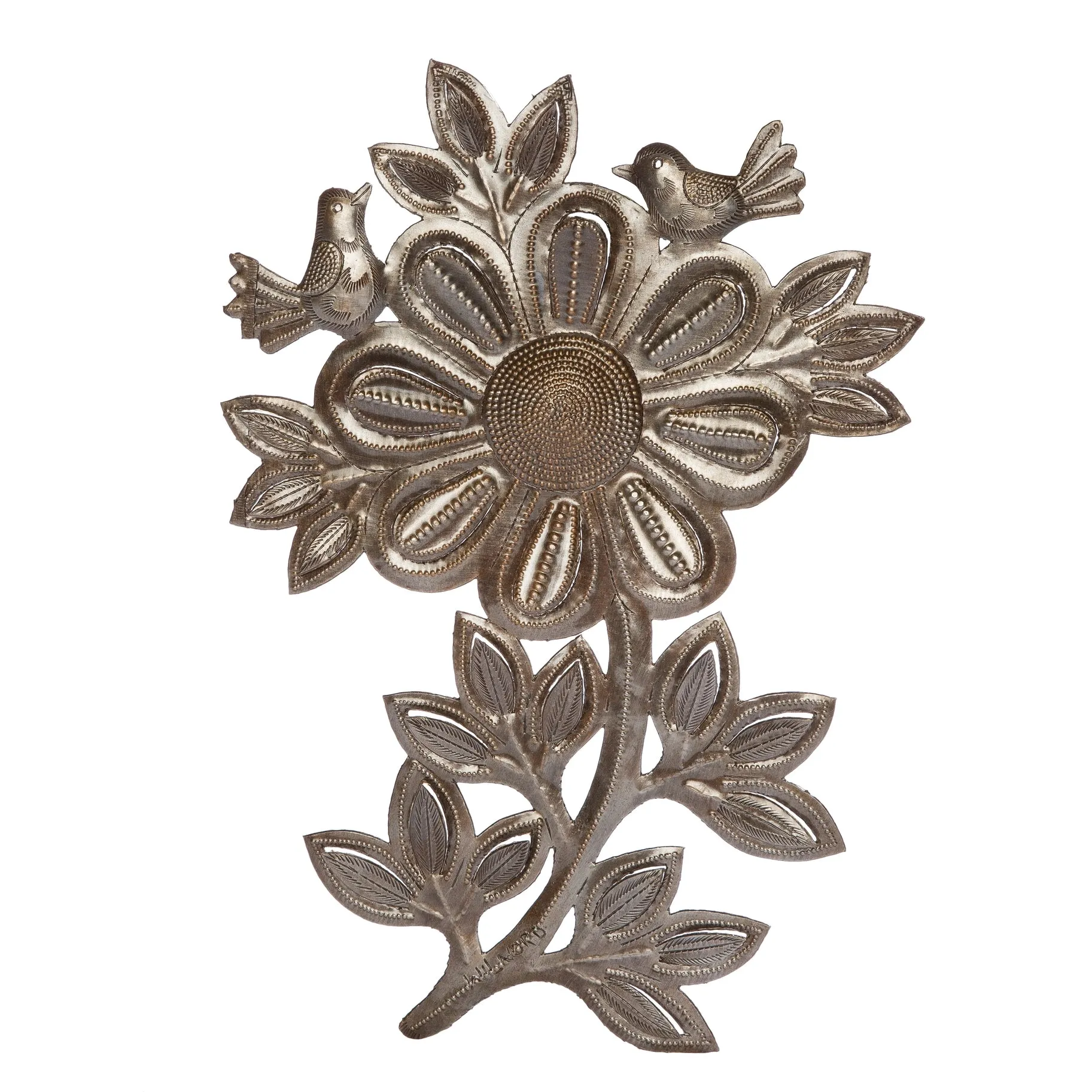 Floral Friends Haitian Metal Art