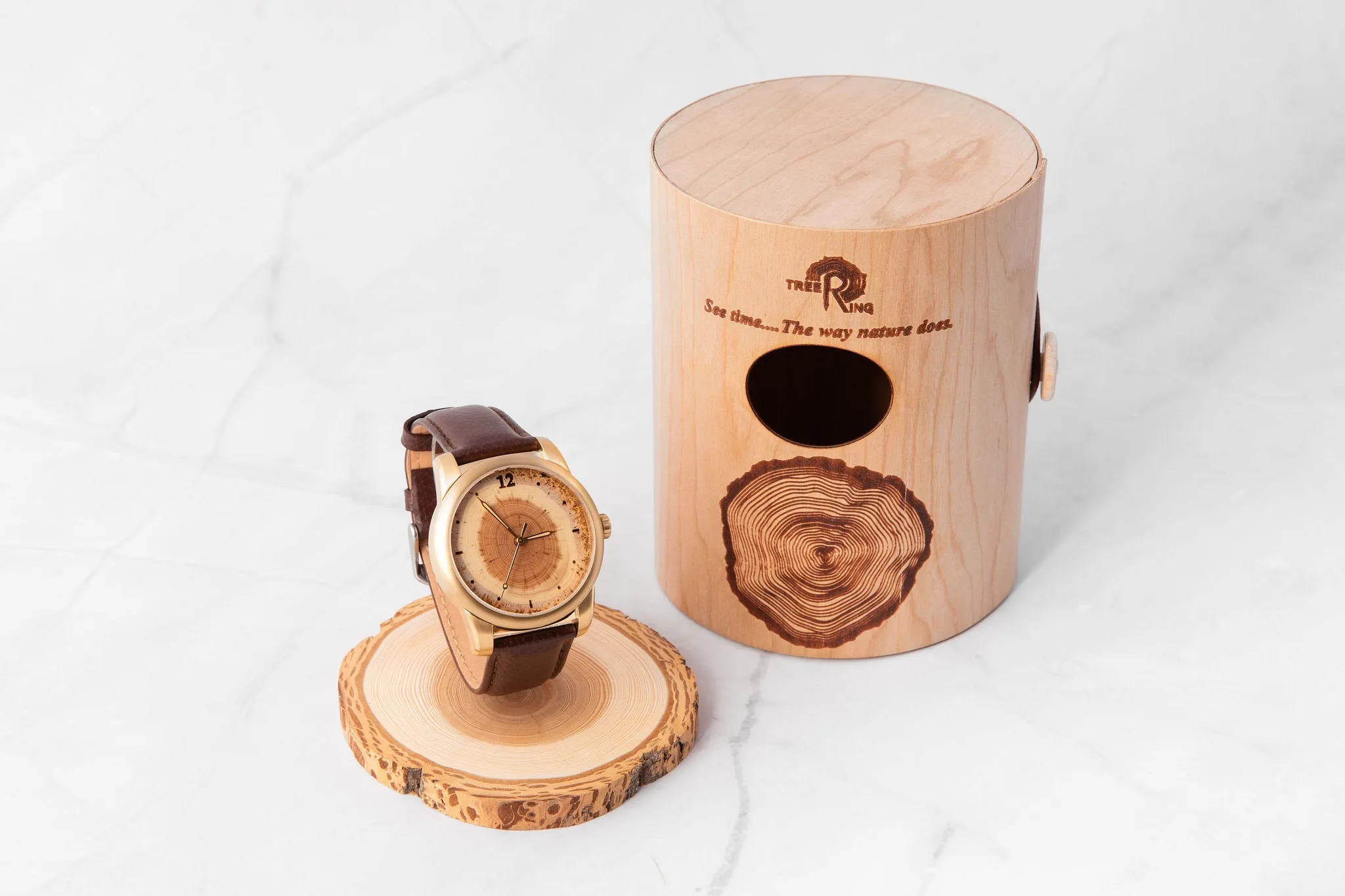 Fly Fishing Gift Wood Watch- A River Runs Through It, Gift for Dad Husband Son