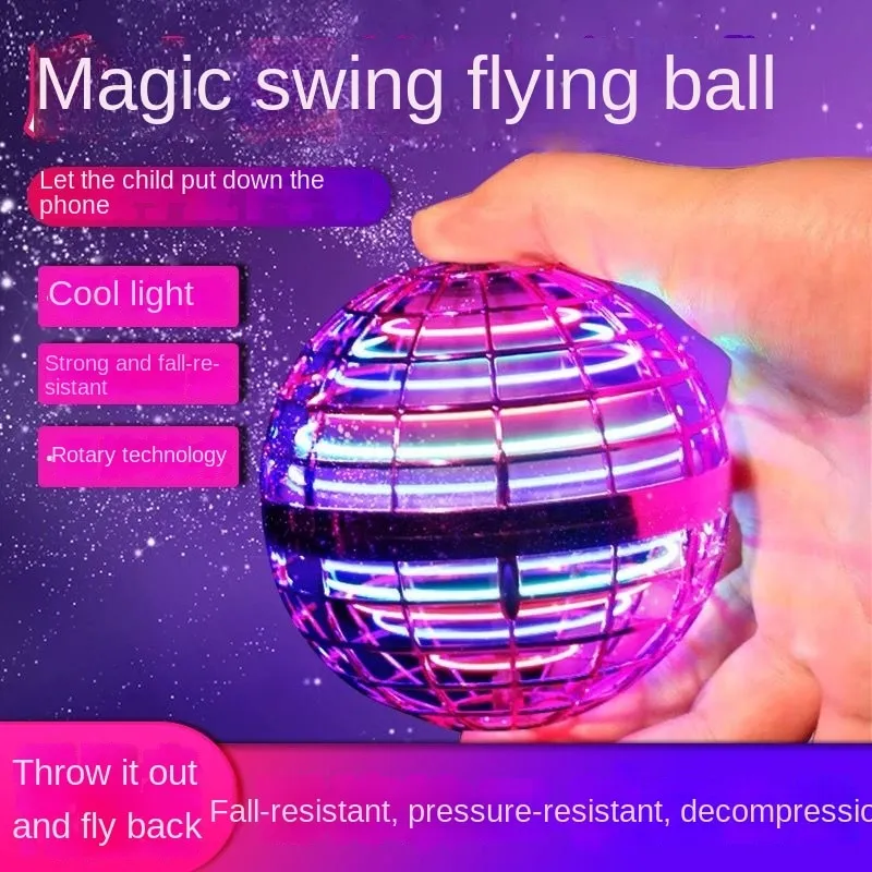 Flying Ball Boomerang Fly Magic with LED Lights Drone Hover Ball