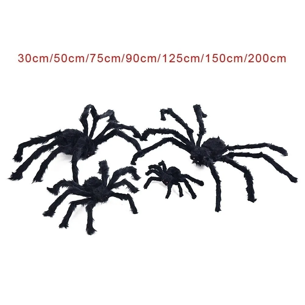 Giant Black Spider Halloween Decoration