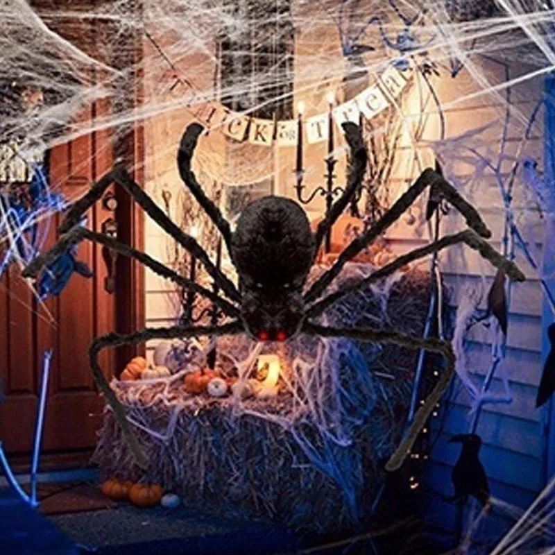 Giant Black Spider Halloween Decoration