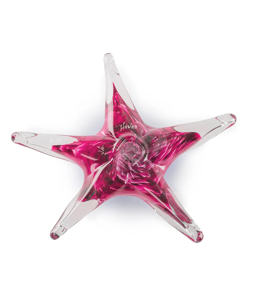 Glass Starfish "Pink" by Jim Graper