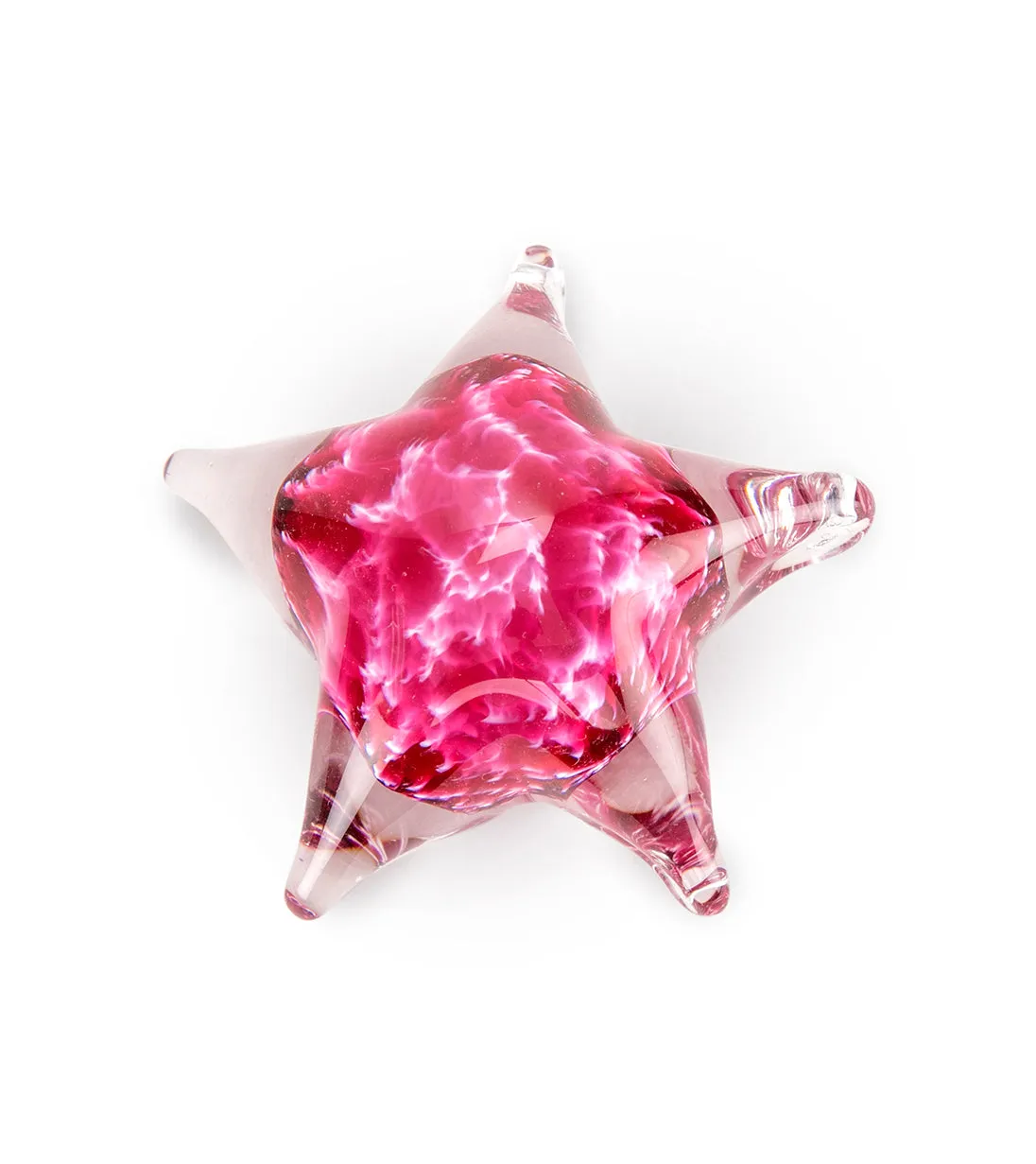 Glass Starfish "Pink" by Jim Graper