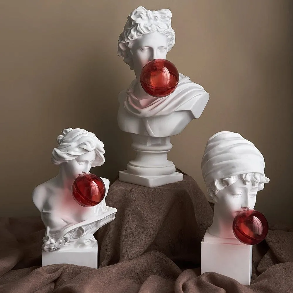 Greek Pop Art Sculptures: Nordic Style Figurines for Luxury Home or Office Decor