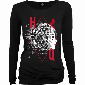 HARLEY QUINN - HQ - Baggy Top Black