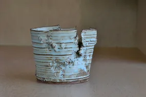 Hyejeong Kim Torn Vase #15 blue