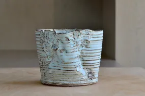 Hyejeong Kim Torn Vase #16 blue