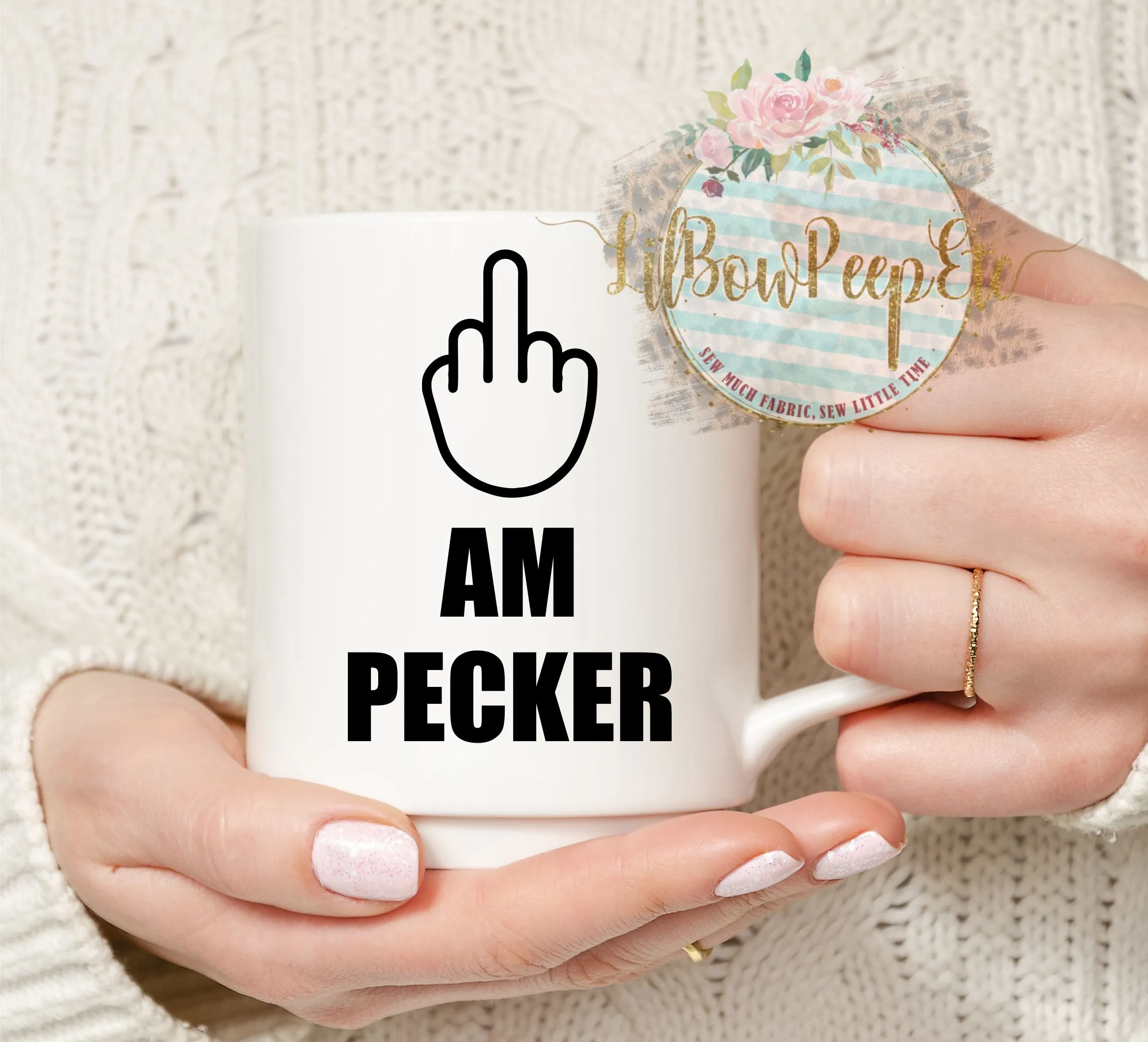 I Am Pecker Custom Mug