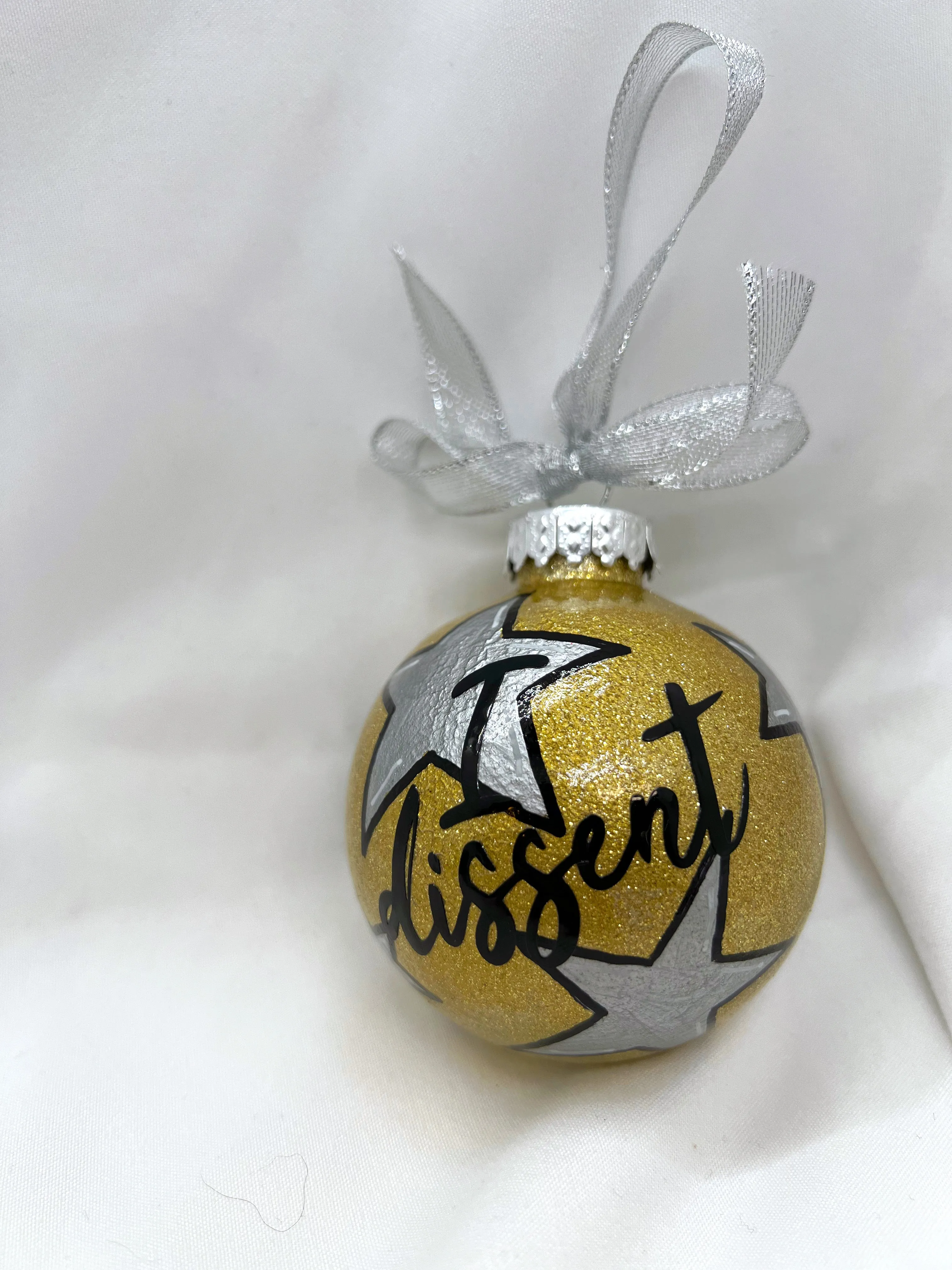 I Dissent Ornament - RGB Ornament, Christmas Ornament, Holiday Ornament, Dissent Ornament, Ornament Exchange, Feminism Ornament