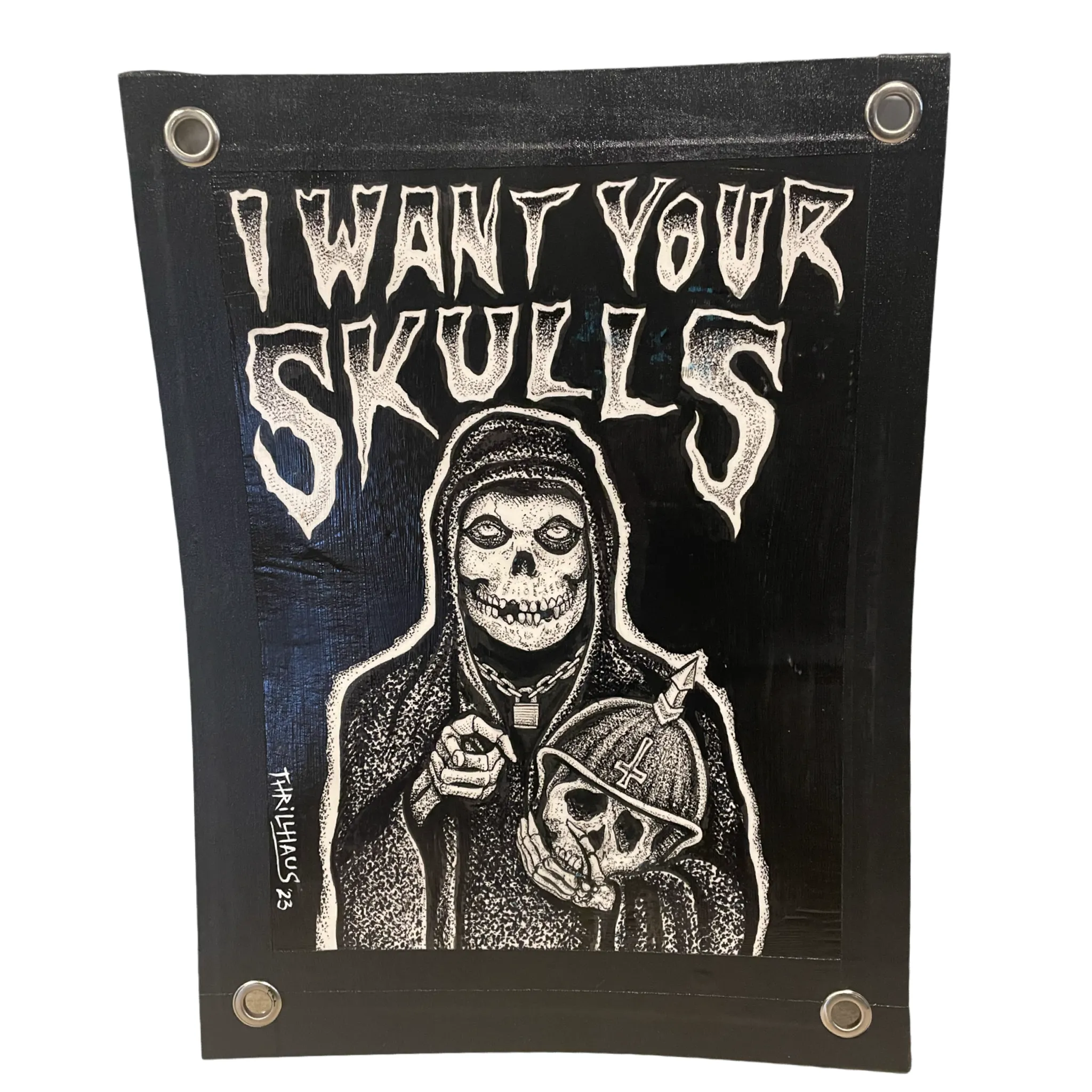 I Want Your Skulls Painting