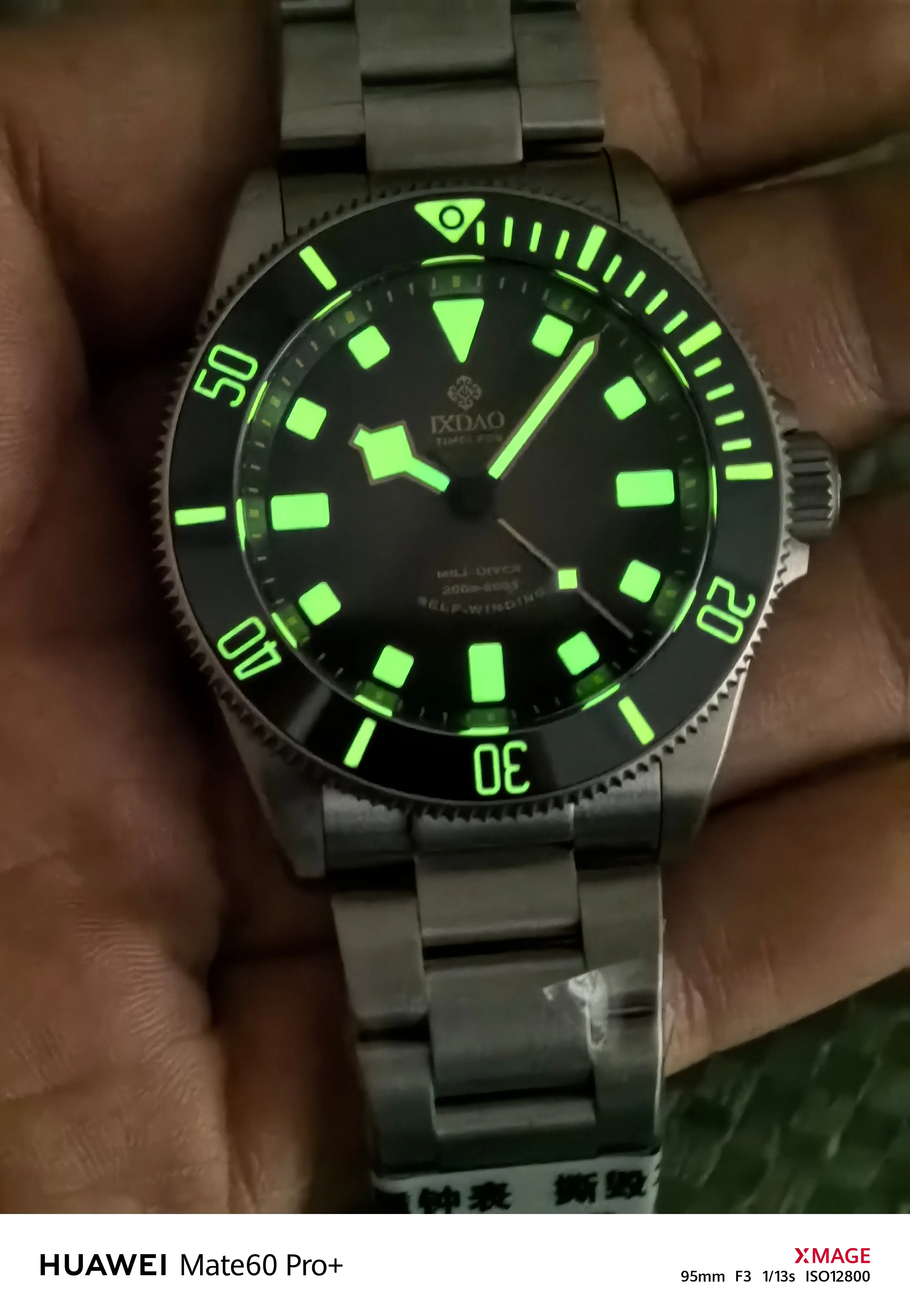 IXDAO Titanium 39mm Automatic Dive Watch