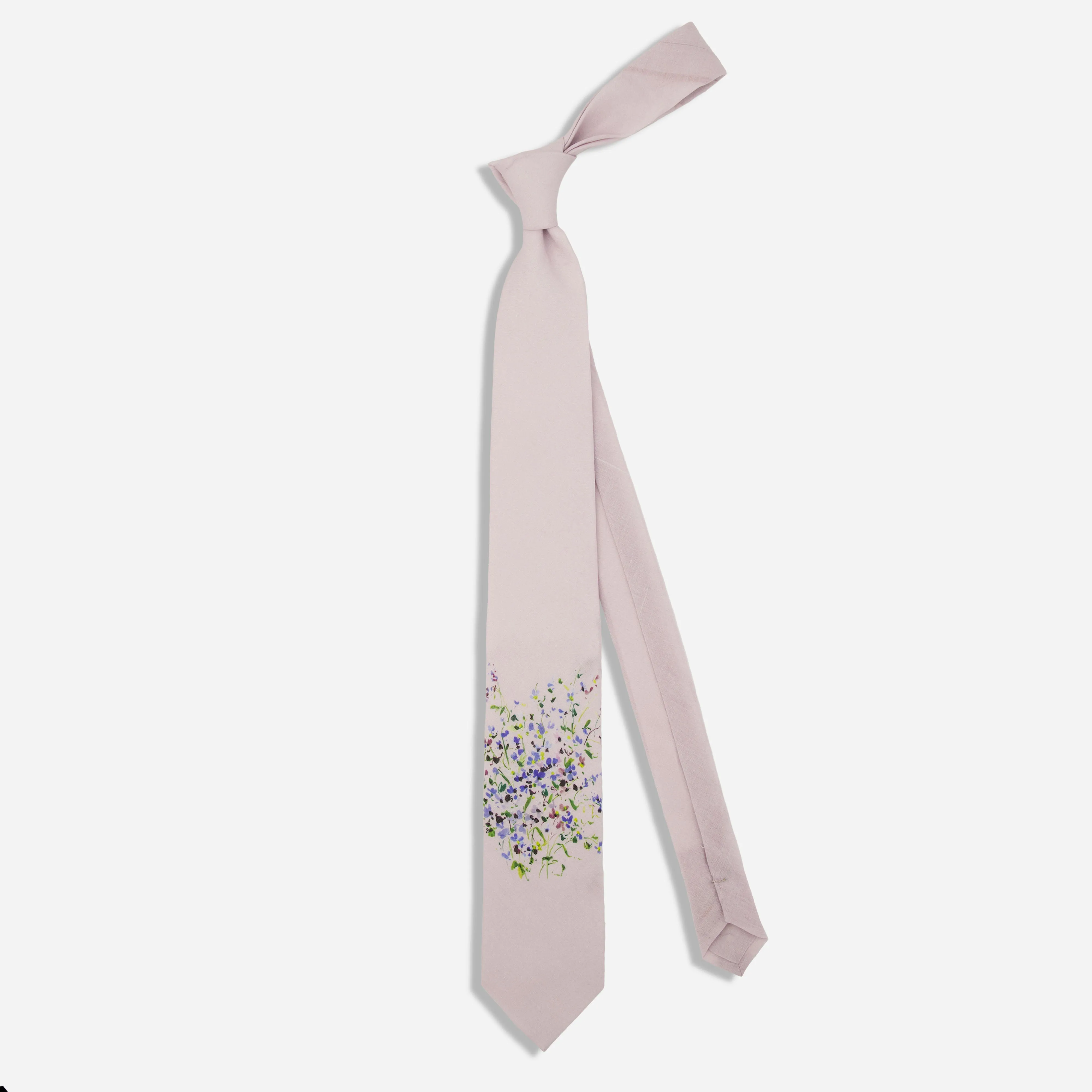 Kelly Ventura x Tie Bar Floral Impression Floral Lavender Tie