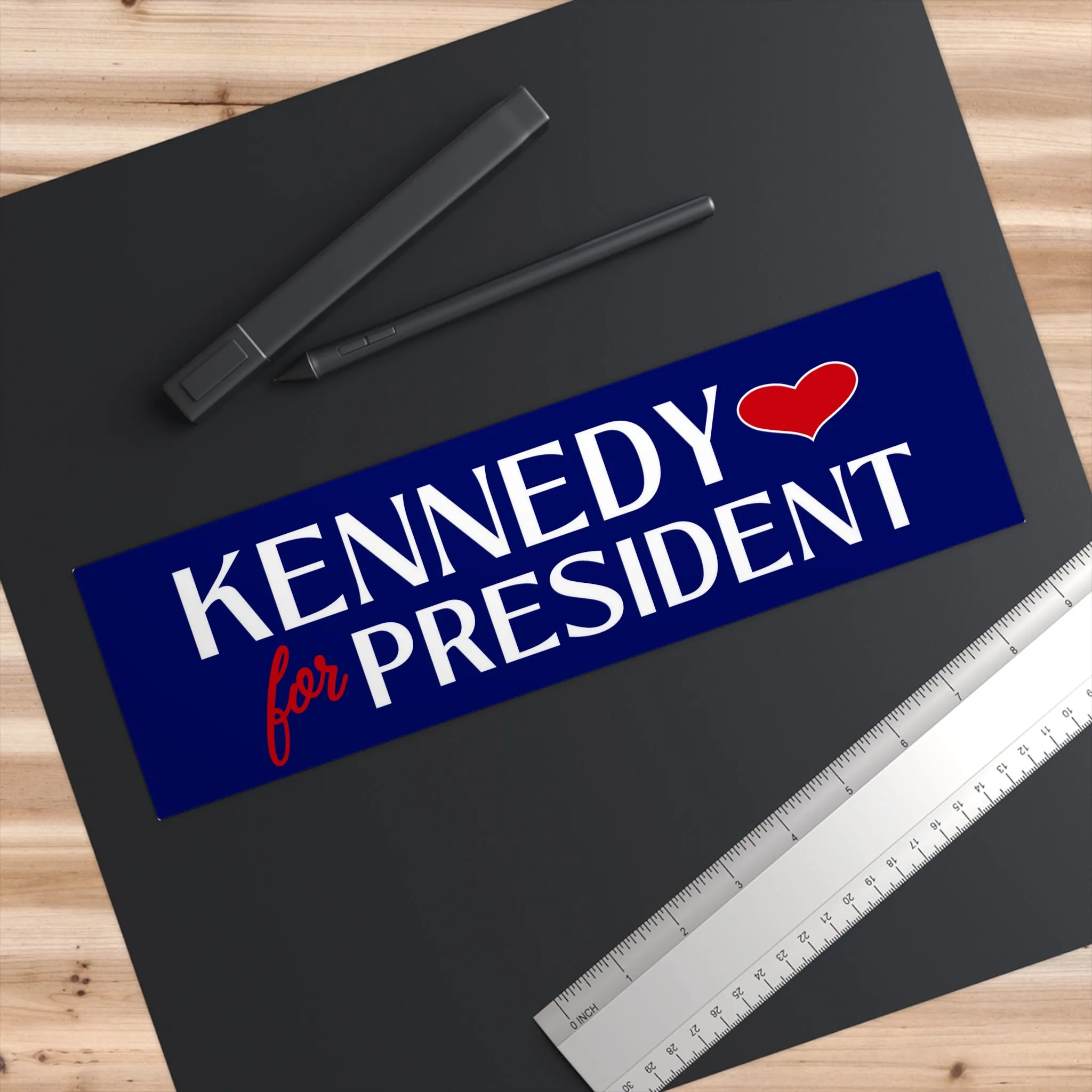 Kennedy for President ❤️ Bumper Sticker