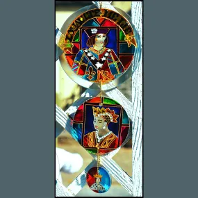 King Richard III & Family Triple Suncatcher