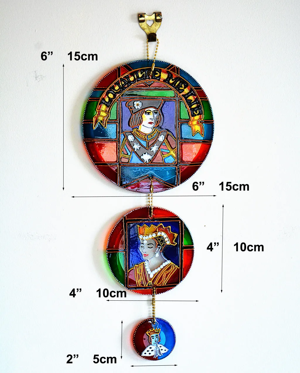 King Richard III & Family Triple Suncatcher