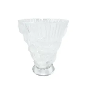 Lalique Vase with School of Fish