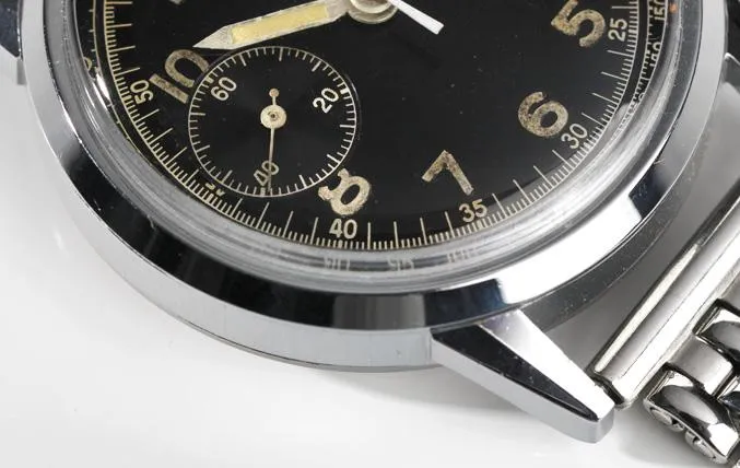 Large Rona Sport Ref 1505 1950s Gilt Scale Chrono