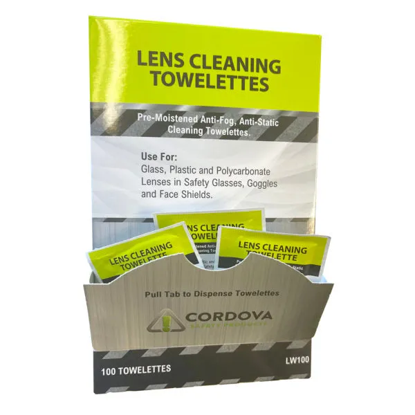 Lens Wipes | Anti-Fog and Anti-Static | 12 boxes of 100 per Case