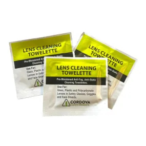 Lens Wipes | Anti-Fog and Anti-Static | 12 boxes of 100 per Case