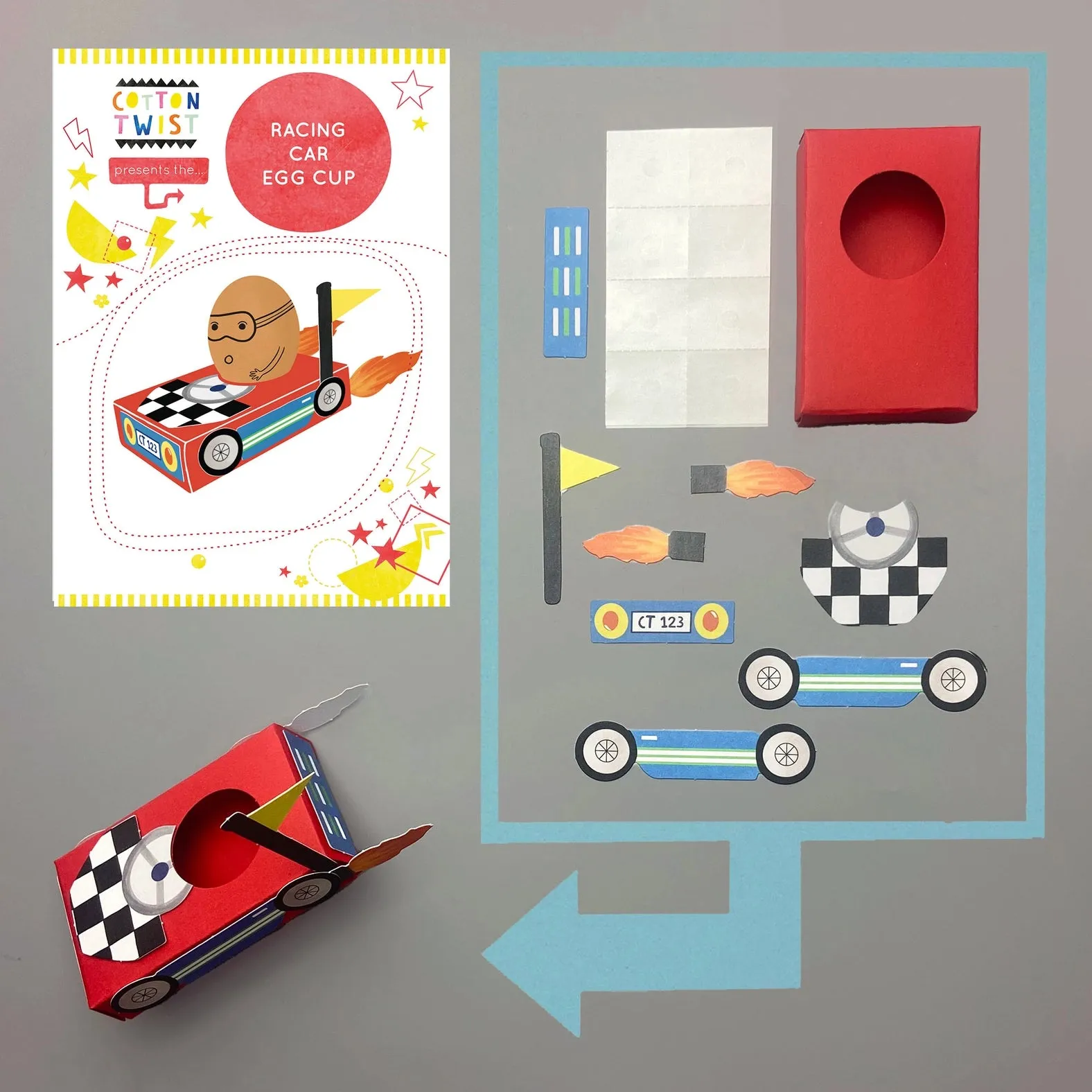 Make Your Own Egg Cup - Matchbox Car