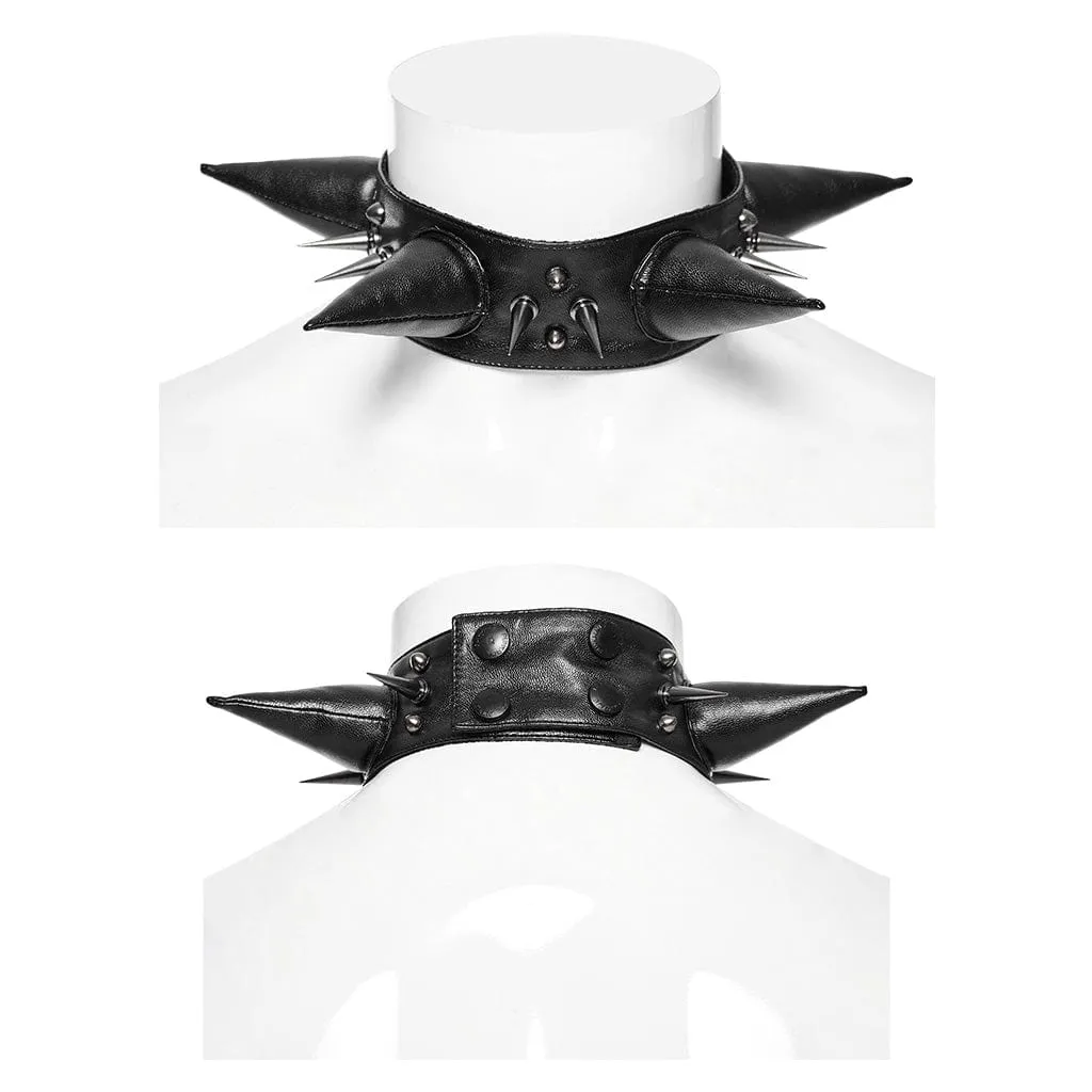 Men's Gothic Pointed Choker