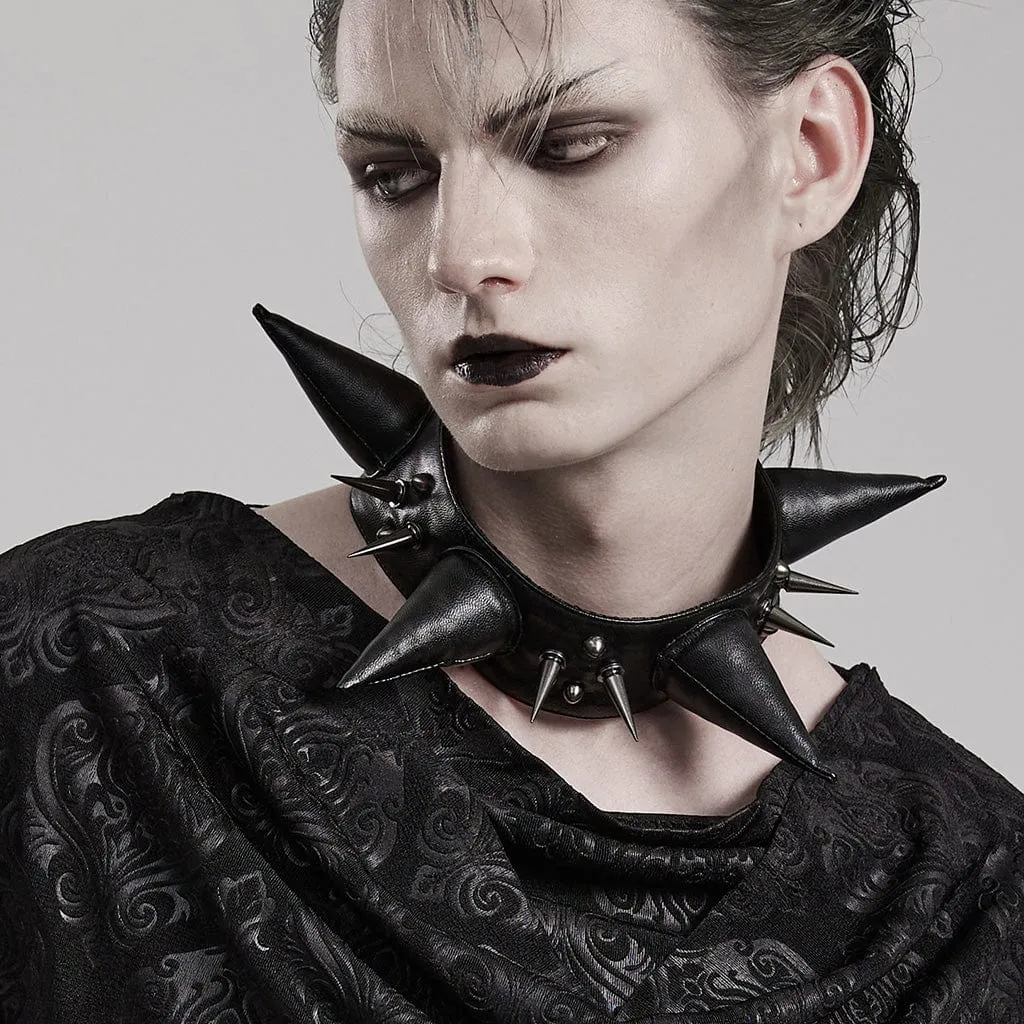 Men's Gothic Pointed Choker