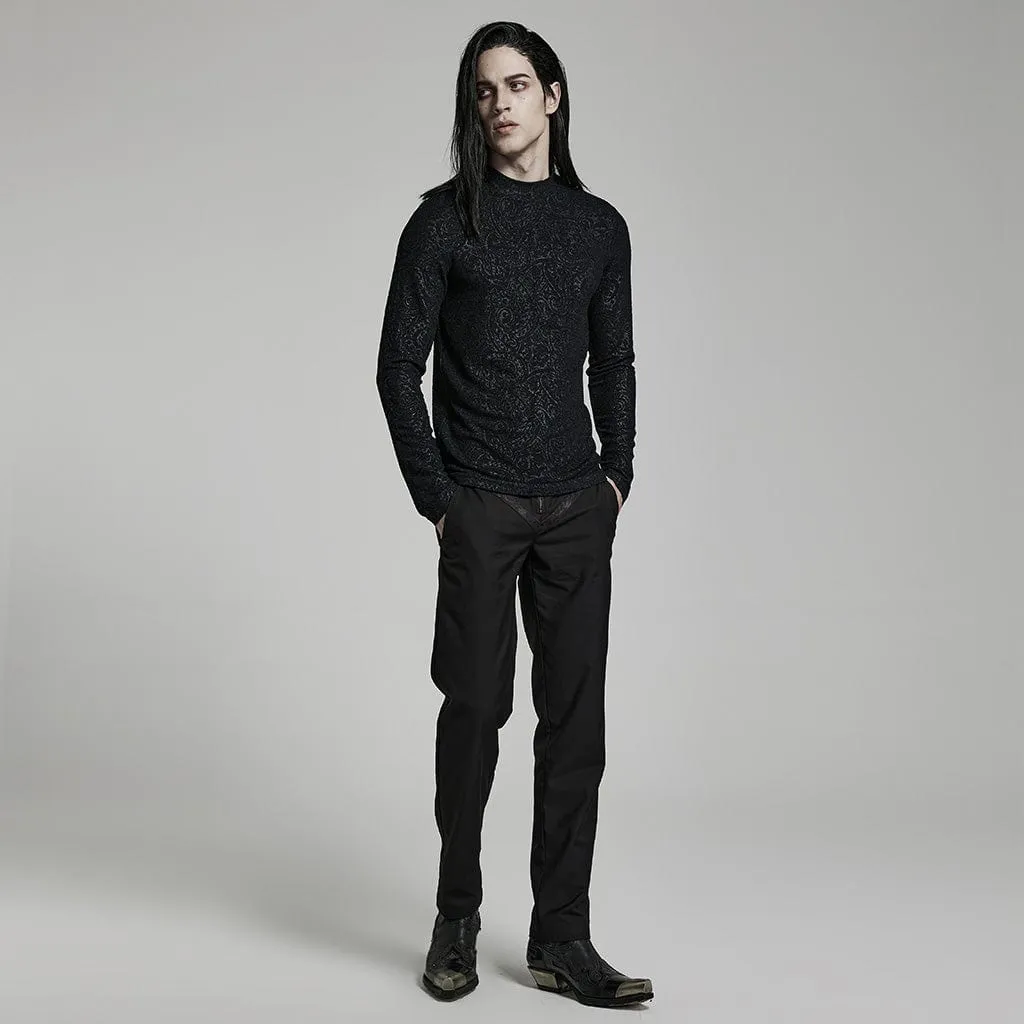 Men's Gothic Slim Fitted Shirt