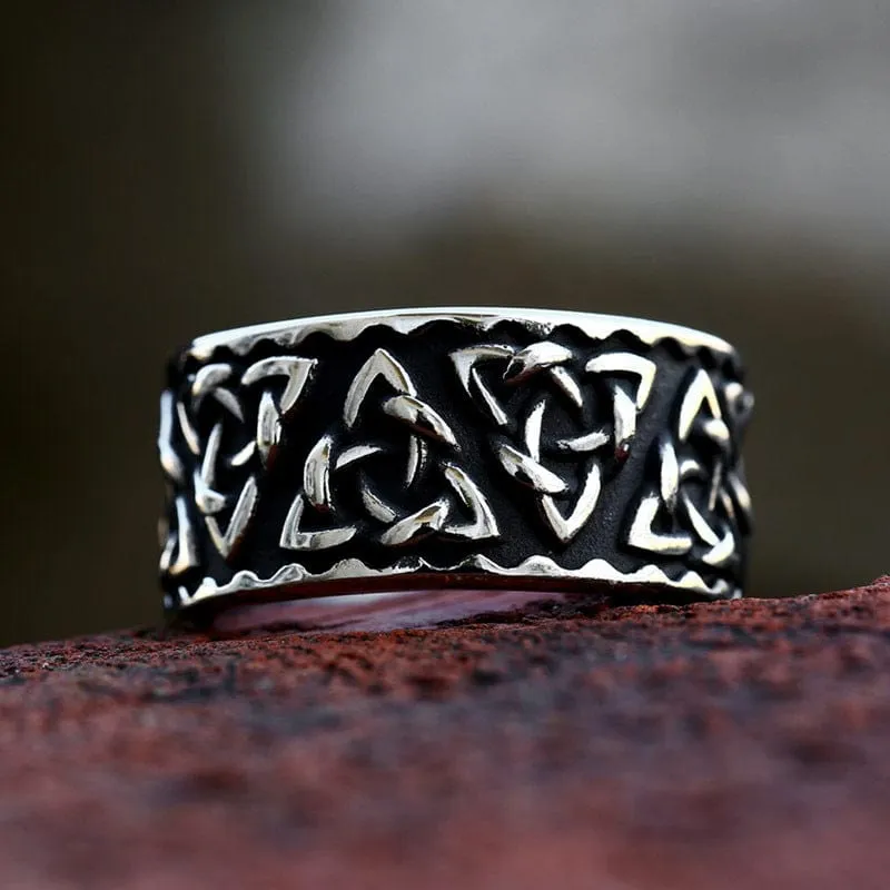 Men's Punk Celtic Knot Ring