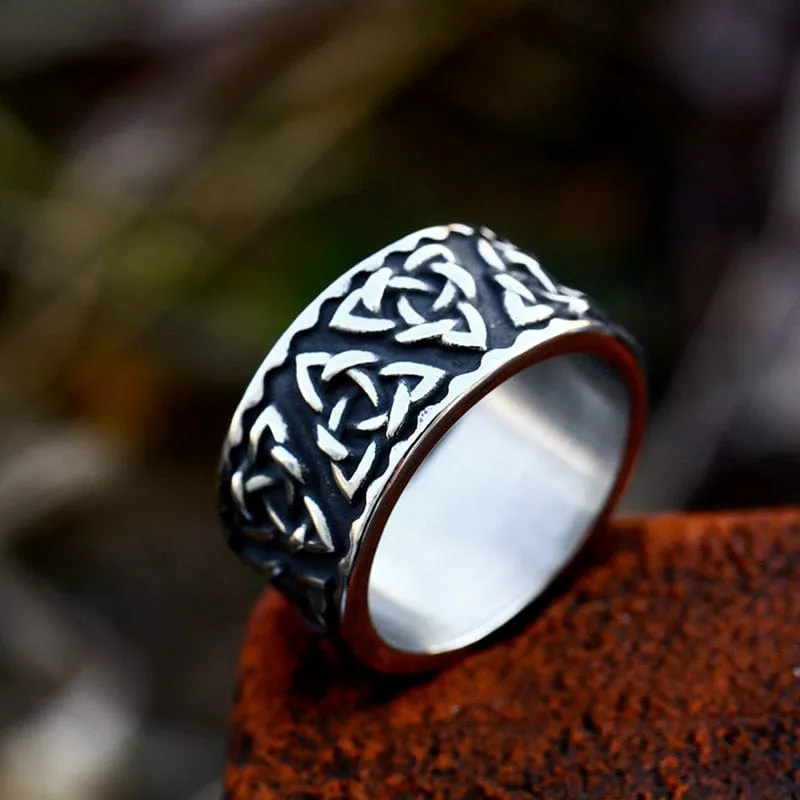 Men's Punk Celtic Knot Ring