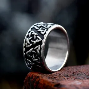 Men's Punk Celtic Knot Ring