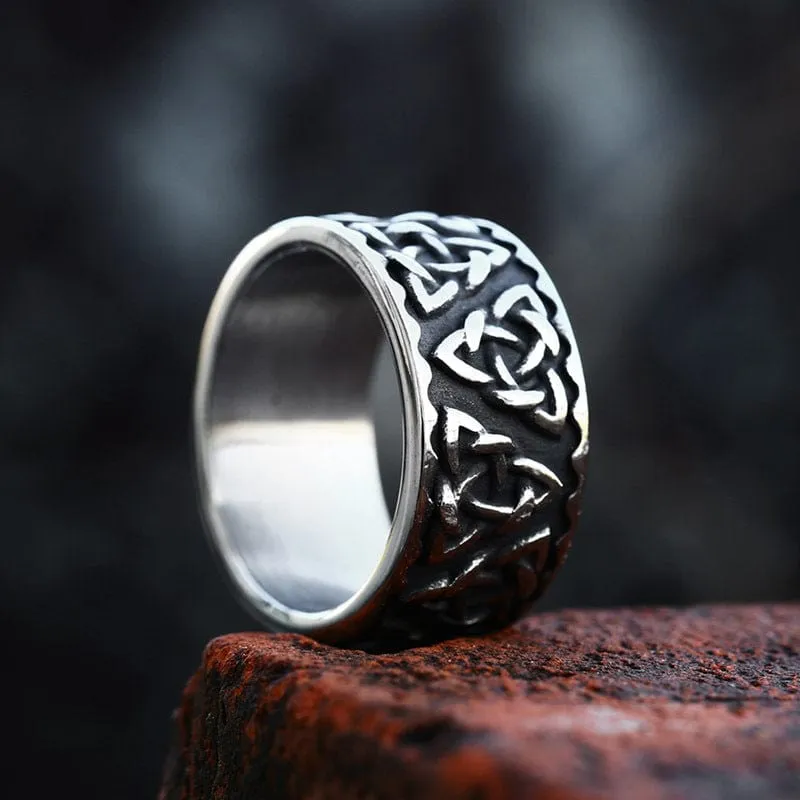 Men's Punk Celtic Knot Ring