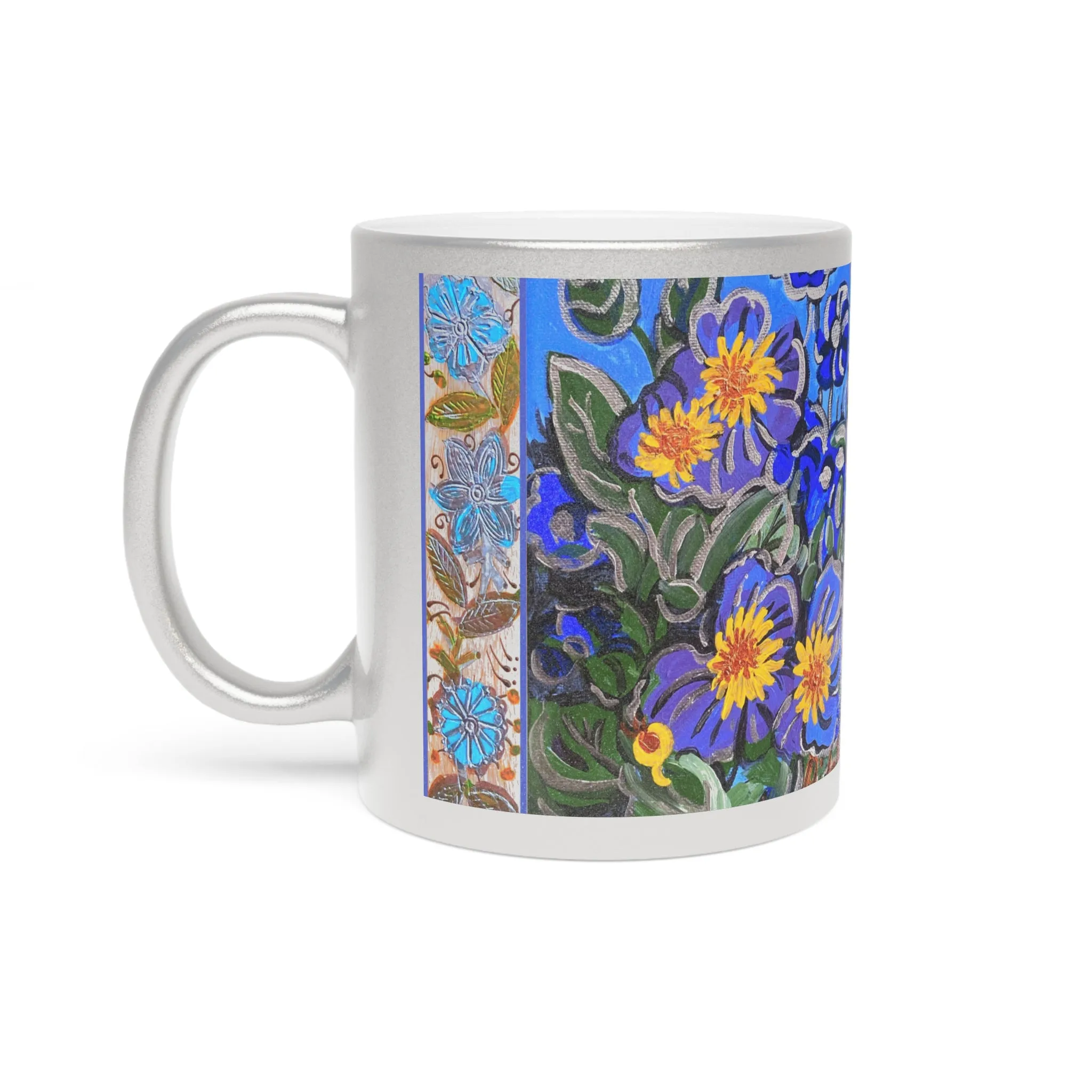 Metallic Mug (Silver\Gold) - The Happy Blues