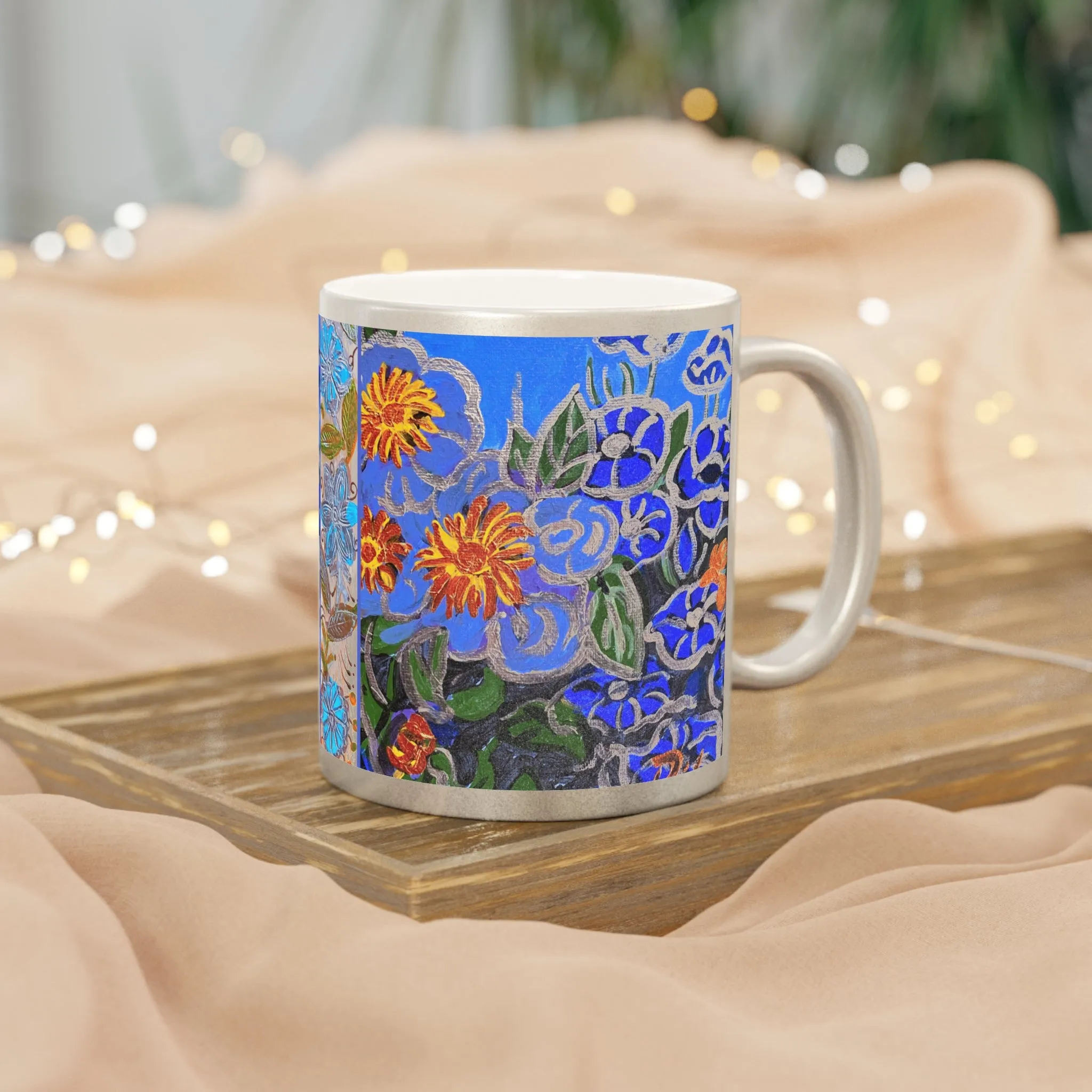 Metallic Mug (Silver\Gold) - The Happy Blues