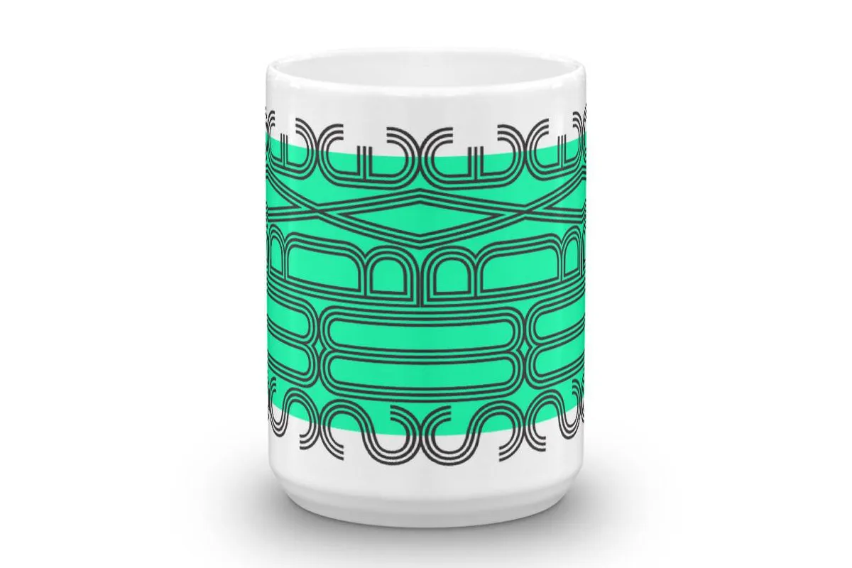 mug : MODERNE / turquoise