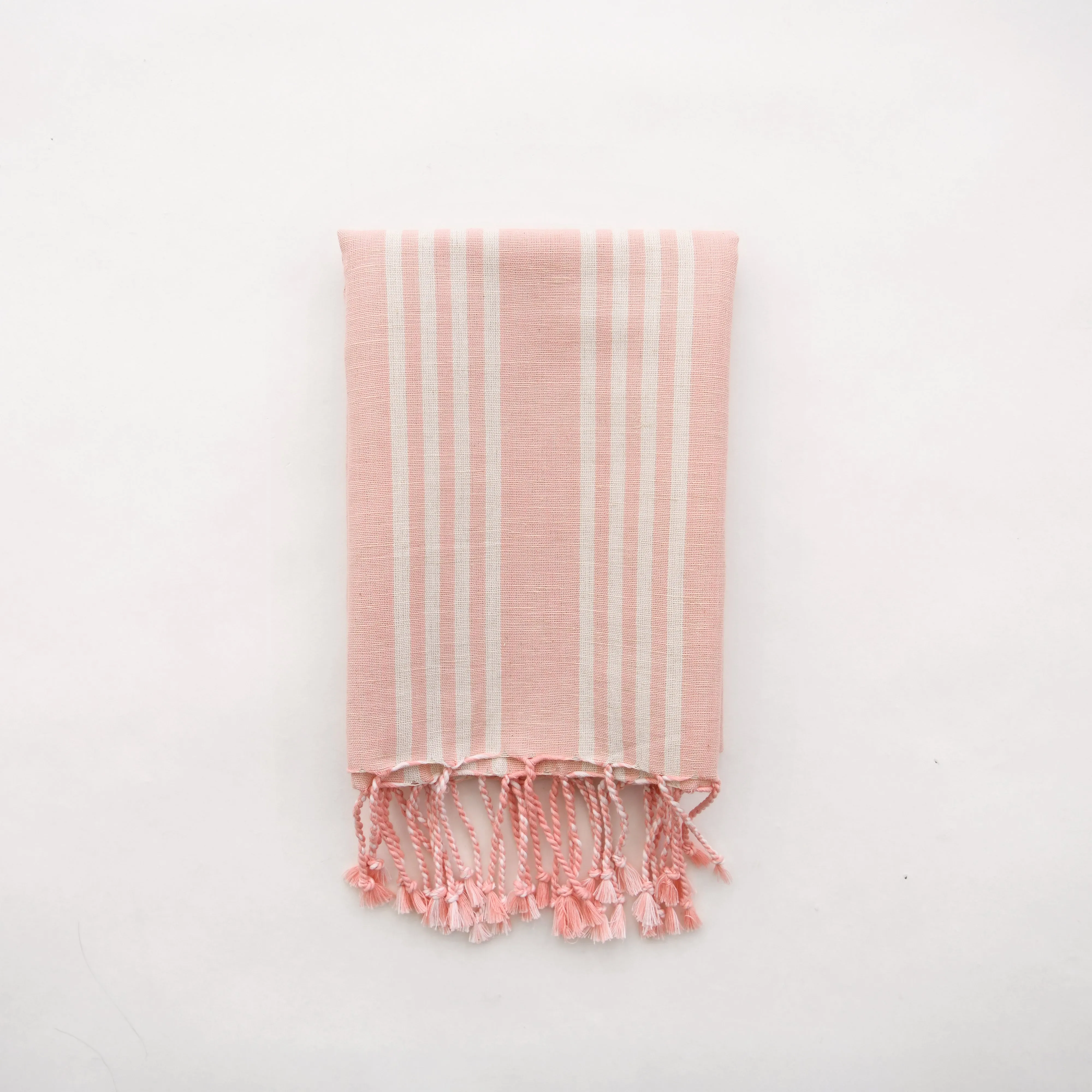 New! Spring Linen   Cotton Ticking Hand Towel